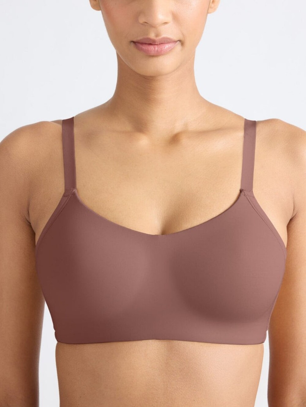 knix The One&Only Scoop Bra Size XL+ In Sola (Dusty Rose)
